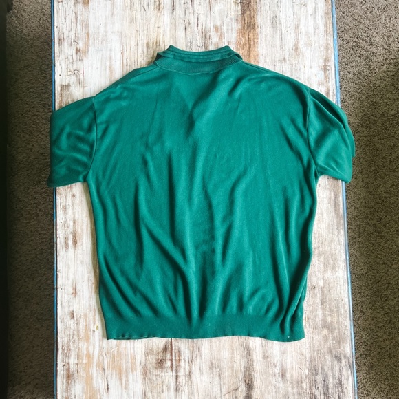 *Rare* Vintage Beverly Hills Hotel & Bungalows Green Polo Shirt L Made in USA - Picture 6 of 11
